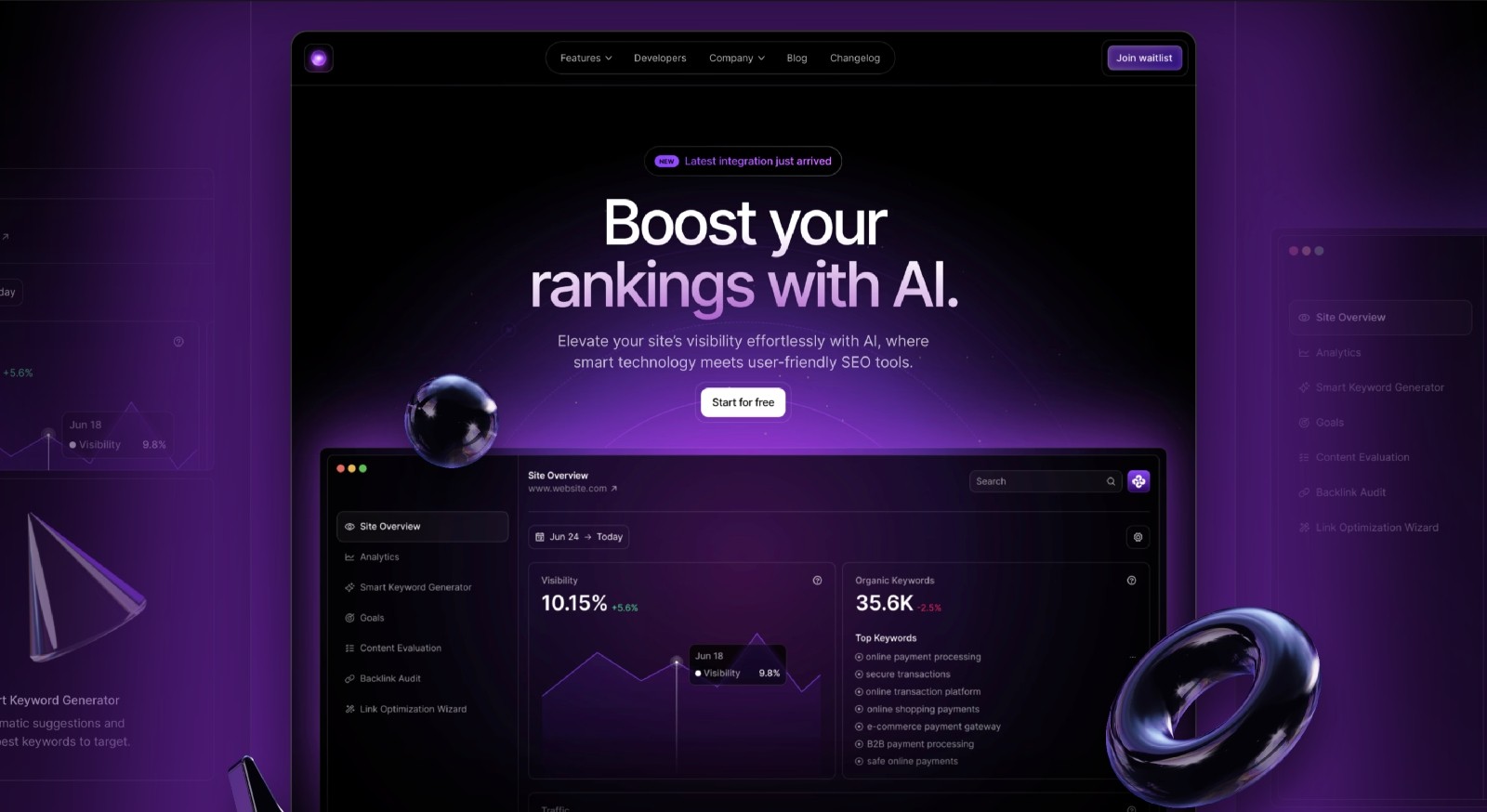 Application Interface Mockup